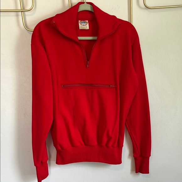 Odlo of Norway Medium Red Half Zip Pullover Sweatshirt - Picture 1 of 9